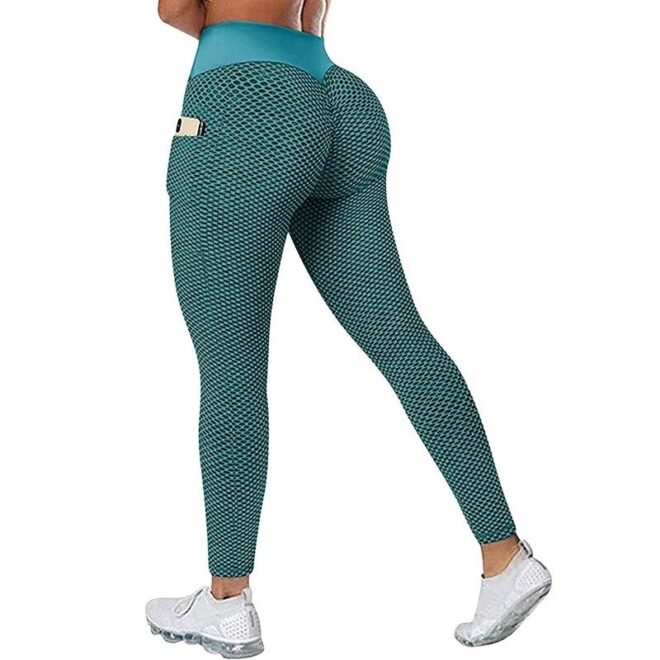 Custom High-Waist Push-Up Workout & Yoga Leggings - Image 3